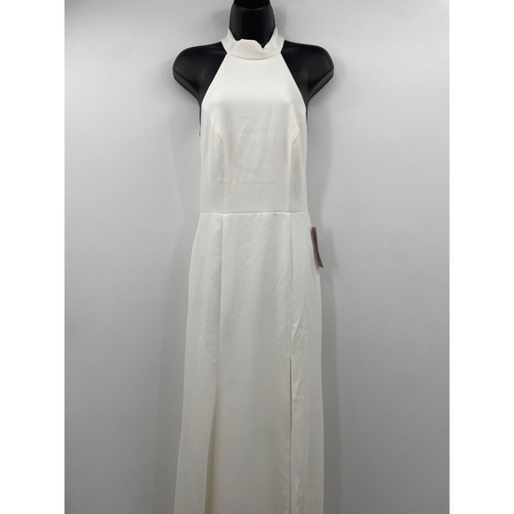 BHLDN Montreal Crepe Halter Dress Flaw - Picture 4 of 12